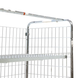 Used order picking trolley 3 adjustable shelves 