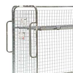 Used order picking trolley with 1 shelve (detachable)