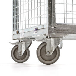 Used order picking trolley with 1 shelve (detachable)