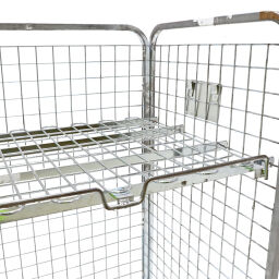 Used order picking trolley with 1 shelve (detachable)