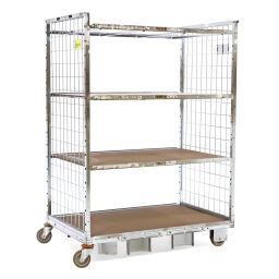 Used shelved trollyes shelved trolley with 2 levels