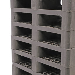 Used plastic pallets 4-sided