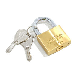 Locks padlock with double locking levers