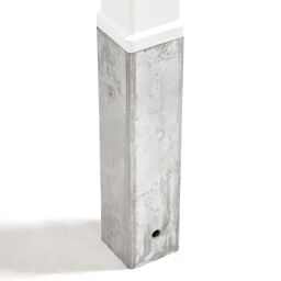 Used barriers bumper protection removable protective pole with cylinderslot - ø 70 mm