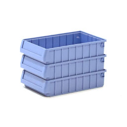 Used storage bin plastic pallet tender stackable