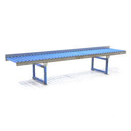 Used roller conveyor with plastic rollers with edge