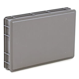 Stacking box plastic stackable all walls closed