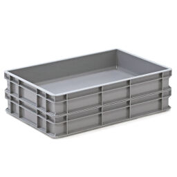 Stacking box plastic stackable all walls closed