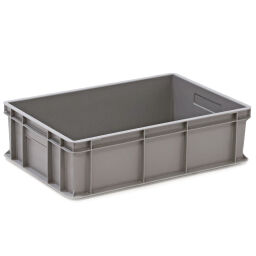 Stacking box plastic stackable all walls closed