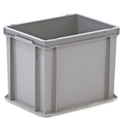 Stacking box plastic stackable all walls closed