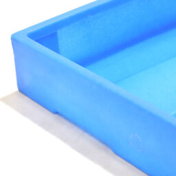 Plastic trays retention basin for 2 x 60 l drums