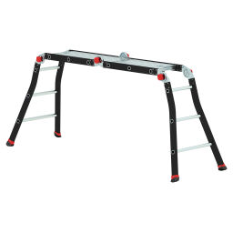 Folding ladder 4x3 steps