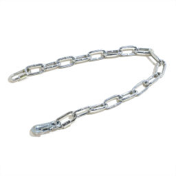 Tilting container accessories chain