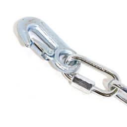 Tilting container accessories chain