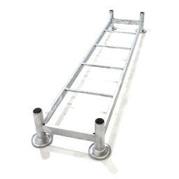 Stacking rack mobile storage rack suitable for stanchions 60.3