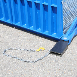 Container loading ramp mobile adjustable in height