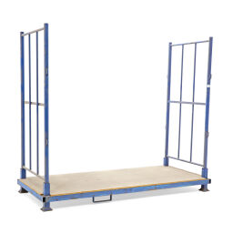 Used stacking rack fixed construction foldable construction stackable detachable side wall