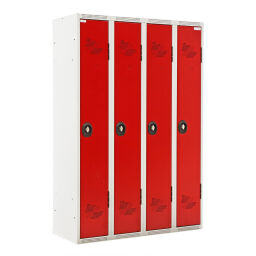 Used warehouse cabinets wardrobe 4 doors (padlock)