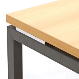 Used canteen tables desk on supporting feet