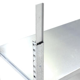 Static shelving rack modular shelving system module d