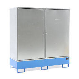 Used hazardous substance depot hazardous materials cabinets with galvanized grid + supporting feet