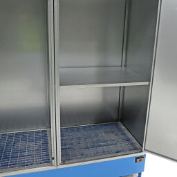 Used hazardous substance depot hazardous materials cabinets with galvanized grid + supporting feet