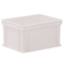 Stacking box plastic stackable all walls closed