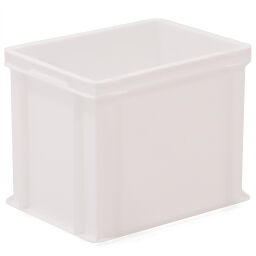 Stacking box plastic stackable all walls closed