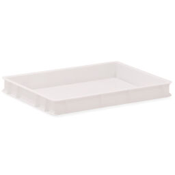 Stacking box plastic stackable all walls closed