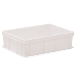 Stacking box plastic stackable all walls closed