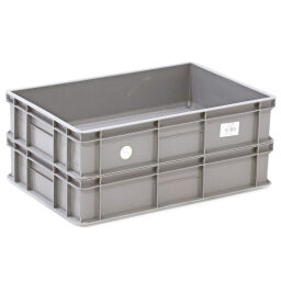 Stacking box plastic stackable all walls closed