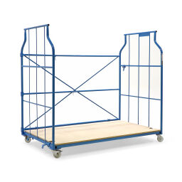 Furniture roll container l-nestable and stackable 