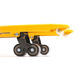 Hand pallet truck short fork length 800 mm lifting height 85-200 mm