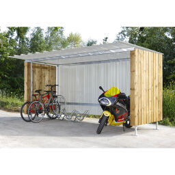 Canopies bicycle storage 4 meters (homemade)