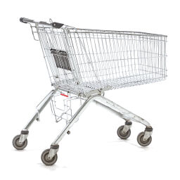 Used shopping trolley 4 castor wheels