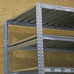 Shelving used static shelving rack 856 complete with accessories