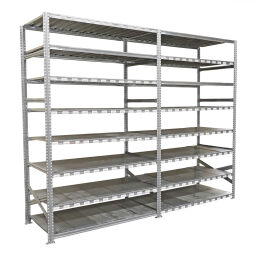 Shelving used static shelving rack 856 complete with accessories