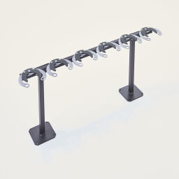 Cycle racks scooter rack 6 piece, floor mounting 