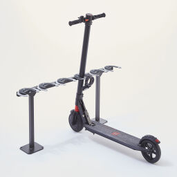 Cycle racks scooter rack 6 piece, floor mounting 