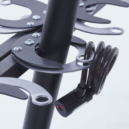 Cycle racks scooter rack 6 piece, floor mounting 