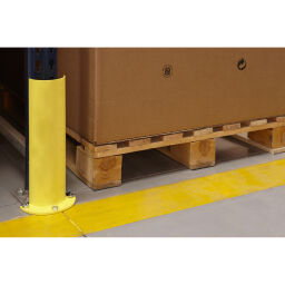 Shelving protection pallet rack collision protector