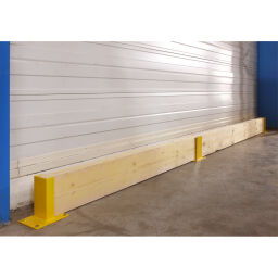 Shelving protection pallet rack collision protector, start/end