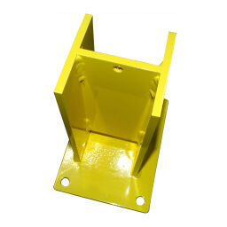 Shelving protection pallet rack collision protector, center