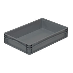 Stacking box plastic stackable all walls closed