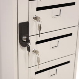 Used locker cabinet mail cabinet 10 doors (cylinder lock)