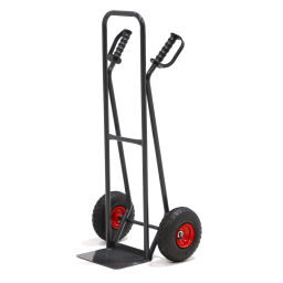 Steel sack truck fixed construction pneumatic tyres 260x80 mm 