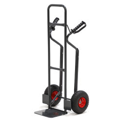 Steel sack truck fixed construction pneumatic tyres 260x80 mm 