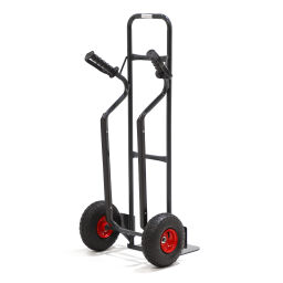 Steel sack truck fixed construction pneumatic tyres 260x80 mm 