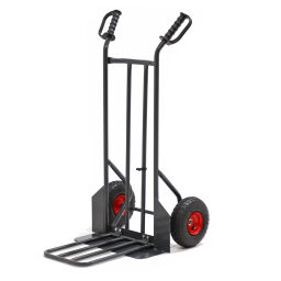 Steel sack truck fold up shovel pneumatic tyres 260x80 mm 