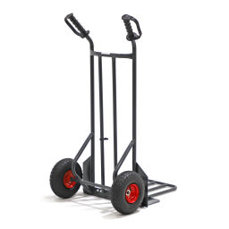 Steel sack truck fold up shovel pneumatic tyres 260x80 mm 